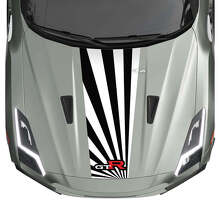 Rays Bonnet JDM Stripes Decal Kit for Nissan GT-R 2