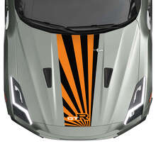 Rays Bonnet JDM Stripes Decal Kit for Nissan GT-R 3