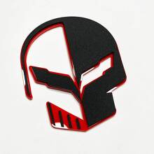 Custom Skull Jake 3D Badge Emblem for Chevy Corvette _3