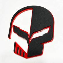 Custom Skull Jake 3D Badge Emblem for Chevy Corvette _4