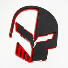 Custom Skull Jake 3D Badge Emblem for Chevy Corvette _5