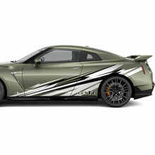 Lightning Bedside Doors Graphics Decal Kit for Nissan GT-R 2