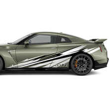 Side Doors Graphics Decal Kit for Nissan GT-R
 2