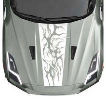 Hood Graphics Stripes Decal Kit for Nissan GT-R
 2