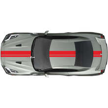 Full Body Dual Racing Stripes Decal Kit for Nissan GT-R
 3