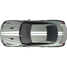 Full Body Dual Racing Stripes Decal Kit 2 for Nissan GT-R 2