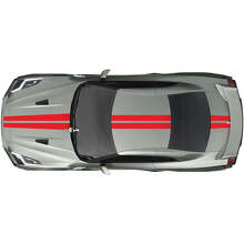 Full Body Dual Racing Stripes Decal Kit 2 for Nissan GT-R 3