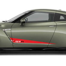 Jeu de décalcomanies de graphiques d'ailes latérales avec logo GT-R pour Nissan GT-R 3