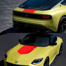 Blackout Style Hood & Trunk Vinyl Decal Kit for Nissan Z Legend Edition _3