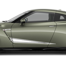 2x Side Doors Graphics Triangle Decal Kit for Nissan GT-R
 2
