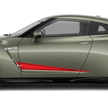 2x Side Doors Graphics Triangle Decal Kit for Nissan GT-R
 3