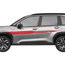 Side Doors Racing Stripes Vinyl Decal - Graphic Sticker universal fit Suba Forester 2
 3