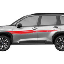 Side Doors Stripes Racing Stripes Vinyl Decal - Graphic Sticker universal fit Subaru Forester 1
 3