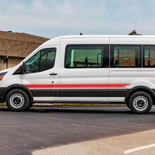 Decorated Side Stripes Vinyl Decals Kit for Musclecar Transit_3