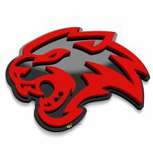 Custom 3D Badge Wildcat Dodge Wing Mirror Badges Tailgate Emblem Front Grille Badge 2