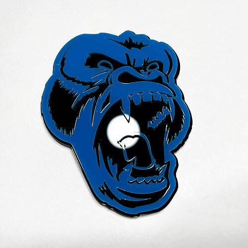 Angry Gorilla 3D Car Badge for Grille Tailgate