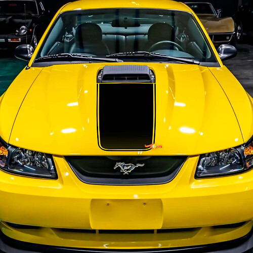 Hood Vinyl Decal Sticker 2 for Ford Mustang Mach 1