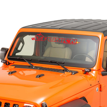 Windshield Window Jeep Punk'n Edition Graphic Vinyl Decal Sticker
 3