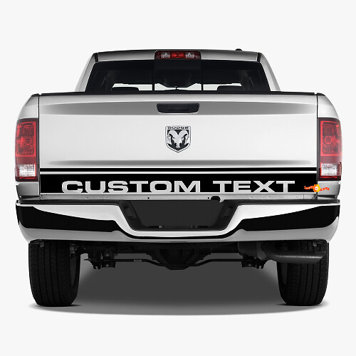 Custom Dual Tailgate Stripes Vinyl Decal for Dodge Ram 1500 Power Wagon