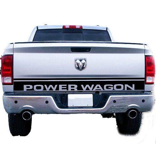 Dodge Ram 1500 Power Wagon Truck Tailgate Accent Vinyl Graphics stripe Sticker Decal 2
