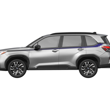 Side Doors Rocker Panel Racing Stripes Vinyl Decal - Graphic Sticker universal fit Suba Forester
 2