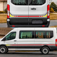 Musclecar Transit Retro Rear Side Doors Graphics Vinyl Decal Sticker
 2
