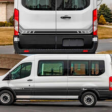 Musclecar Transit Retro Rear Side Doors Graphics Vinyl Decal Sticker
 3