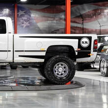 1994-2001 Dodge Ram Super Bee inspired Quarter Panel Stripe Kits
 3