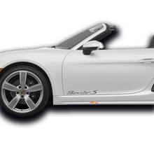 Boxster S Side Door Vinyl Decal Pair for Porsche Boxster_5