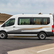 Ford Transit Stripes Gradient Side Doors Graphics Vinyl Decal Sticker 2
 2