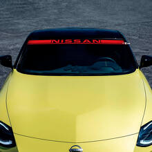 Brand Lettering Stripes Windscreen Vinyl Decal Sticker for Nissan Z Sport 3
