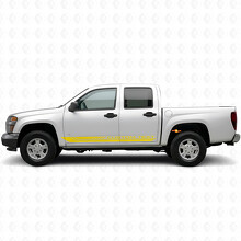 Custom Text Frame Door & Rocker Panel Vinyl Stripes for Chevrolet Colorado 1st Gen 2004-2012_3