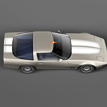 Front hood and Rear racing stripes decal pre-cut for Chevrolet Corvette C4 Sport 1984 - 1996
 2
