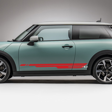 Side Racing stripes graphics decal for Mini Cooper S 4
 3