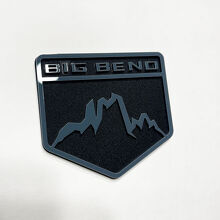 Bronco Big Bend Mountains Fender Badges Tailgate Emblem 3D Badge
 2