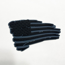 Distressed Flag US Patriotic Fender Badges Tailgate Emblem 3D Badge
 3