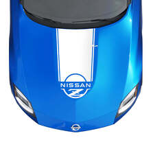 Hood Checkered Stripe Decal Kit for Nissan Z Sport
 2