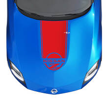 Hood Checkered Stripe Decal Kit for Nissan Z Sport
 3