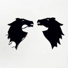 horse Fender Badges Tailgate Emblem 3D Badge
 10