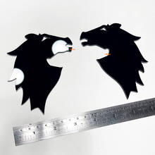 horse Fender Badges Tailgate Emblem 3D Badge
 2