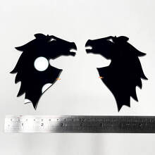 horse Fender Badges Tailgate Emblem 3D Badge
 5