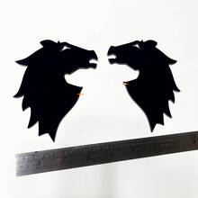 horse Fender Badges Tailgate Emblem 3D Badge
 6