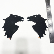 Bronco head Fender Badges Tailgate Emblem 3D Badge Black Matte
 10