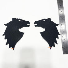 Bronco head Fender Badges Tailgate Emblem 3D Badge Black Matte
 10