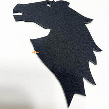 Horse Head Fender Badges Tailgate 3D Emblem 2 for horse 3