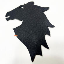 Bronco head Fender Badges Tailgate Emblem 3D Badge Black Matte
 4