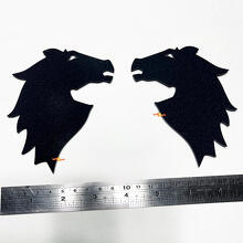 Horse Head Fender Badges Tailgate 3D Emblem 2 for horse 7