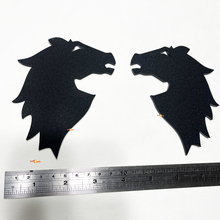Bronco head Fender Badges Tailgate Emblem 3D Badge Black Matte
 8