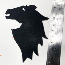 Bronco head Fender Badges Tailgate Emblem 3D Badge Black Matte
 9