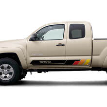 Side Doors Rocker Panel Stripes Vinyl Stickers Decal Kit for Toyota Tacoma
 4